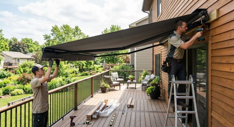 Deck Awning Replacement in Sonoma County, CA