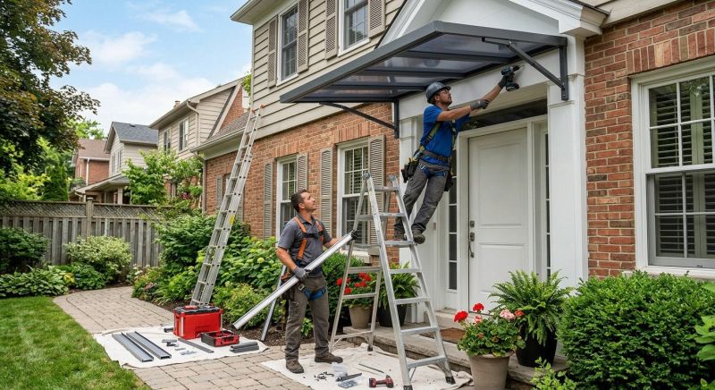 Metal Awning Installation in Fayetteville, NC