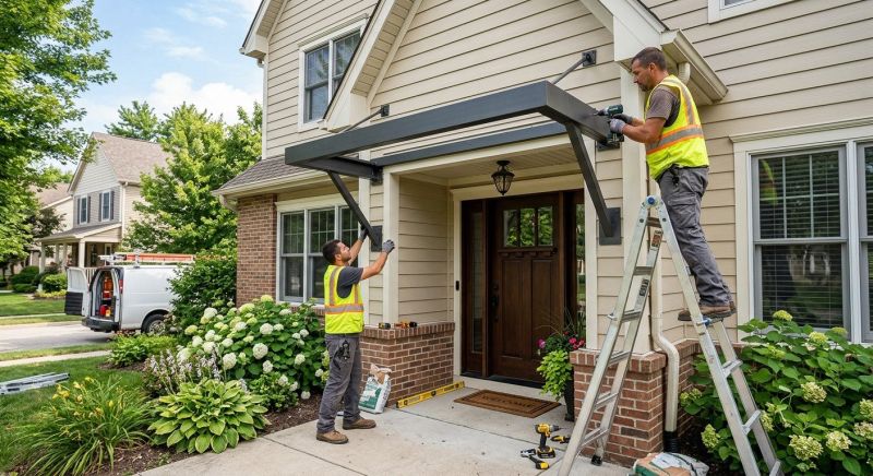 Metal Awning Installation in Napa, CA