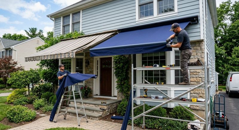 Canvas Awning Installation in Santa Rosa, CA