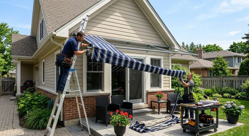 Canvas Awning Installation in Napa, CA