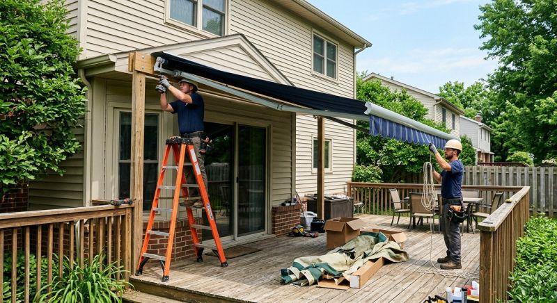 Cloth Awning Replacement in Napa, CA