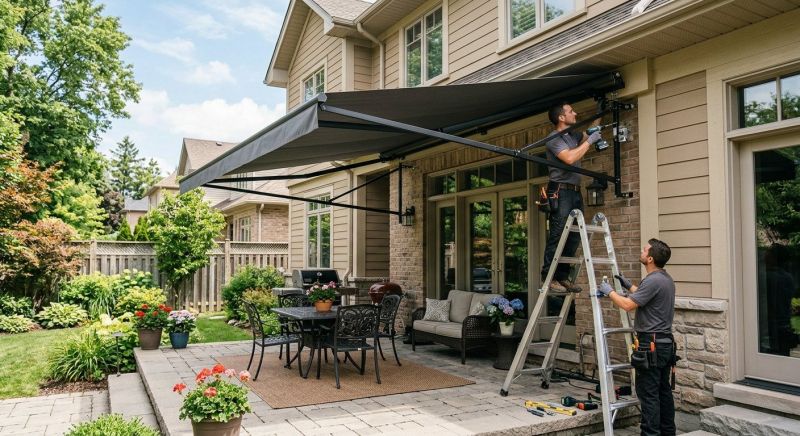 Custom Awning Installation in Napa, CA