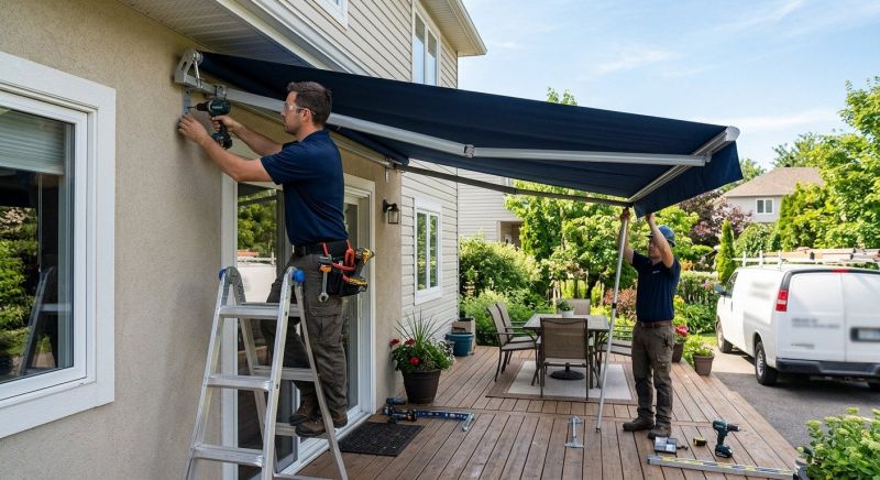 Deck Awning Replacement in Sonoma County, CA