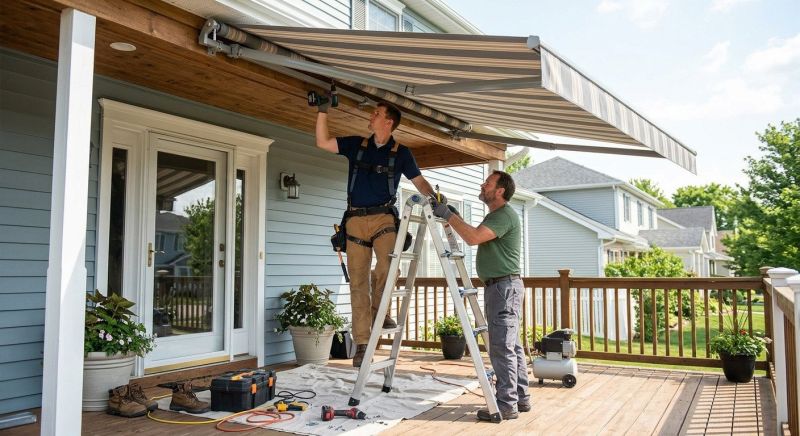 Deck Awning Replacement in Marin County, CA