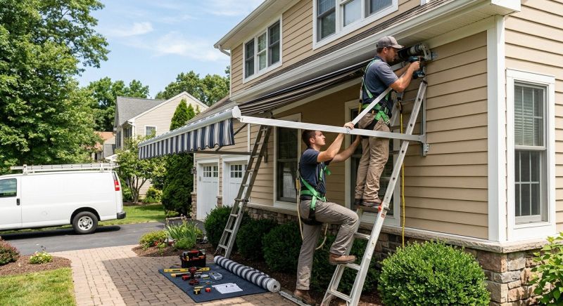 Fabric Awning Installation in Santa Rosa, CA
