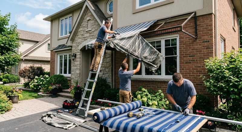 Fabric Awning Installation in Napa, CA
