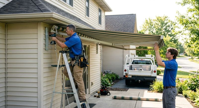 House Awning Installation in Sonoma County, CA