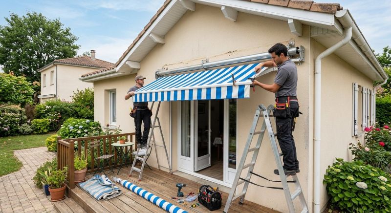 House Awning Installation in Santa Rosa, CA