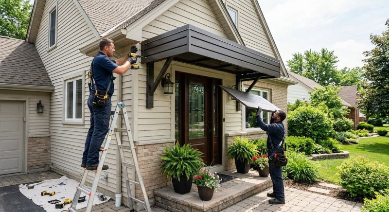 Metal Awning Installation in Napa, CA
