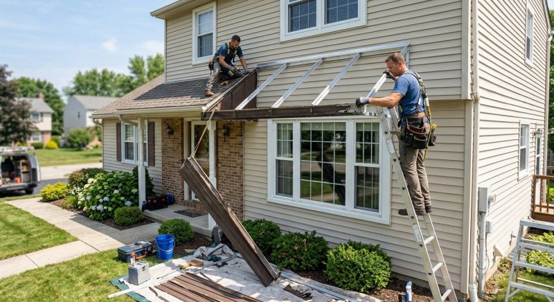 Metal Awning Replacement in Sonoma County, CA