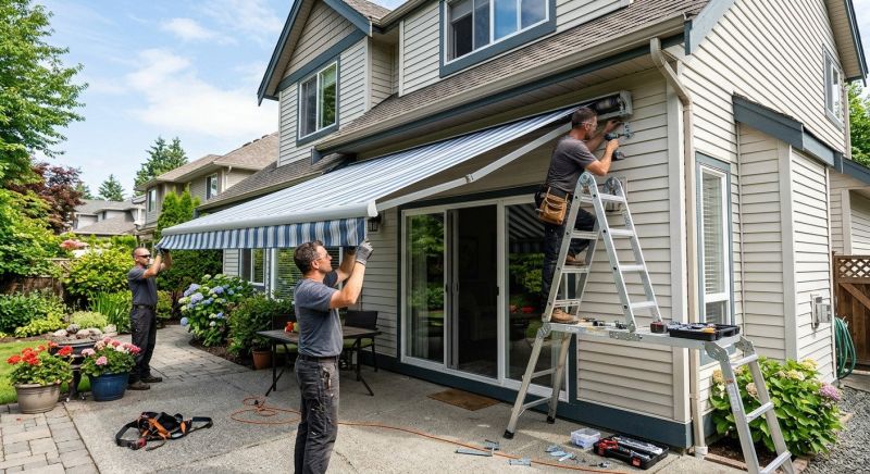Motorized Awning Installation in Santa Rosa, CA