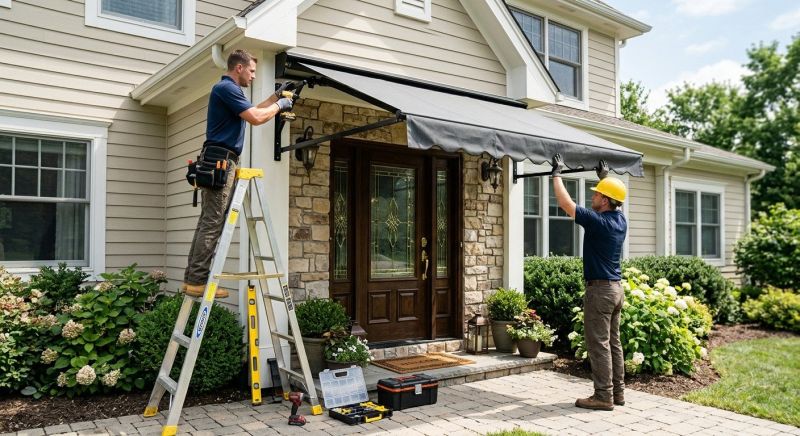 Window Awning Installation in Marin County, CA